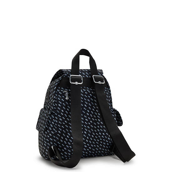 Sacs À Dos Kipling City Pack Mini Printed Backpack Noir | FR 1194MQ